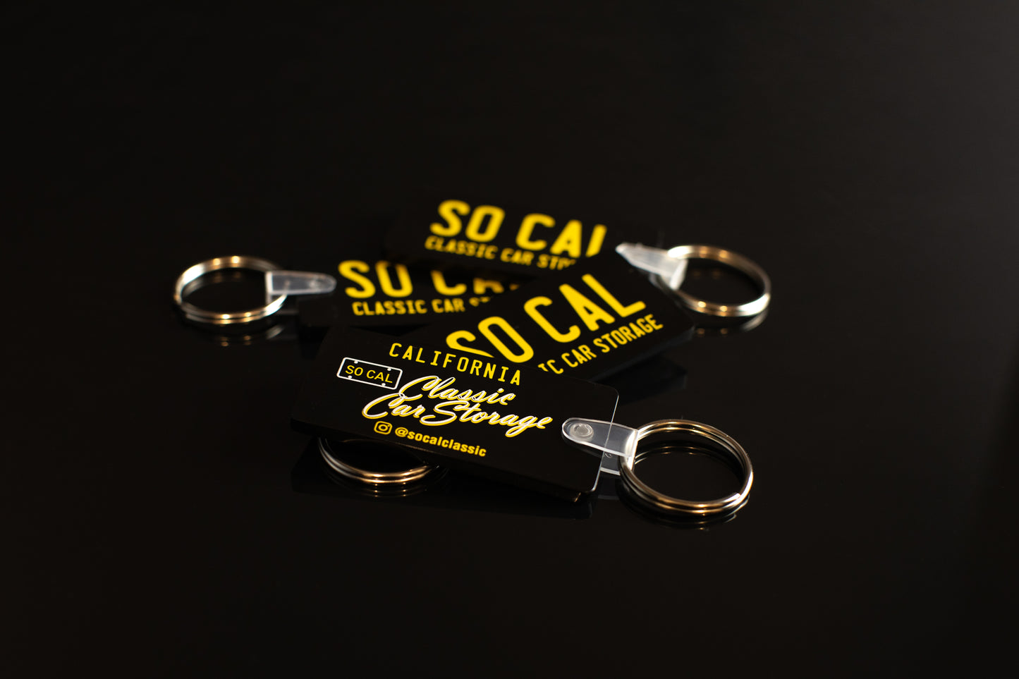 SOCAL Classic License Plate Key Chain