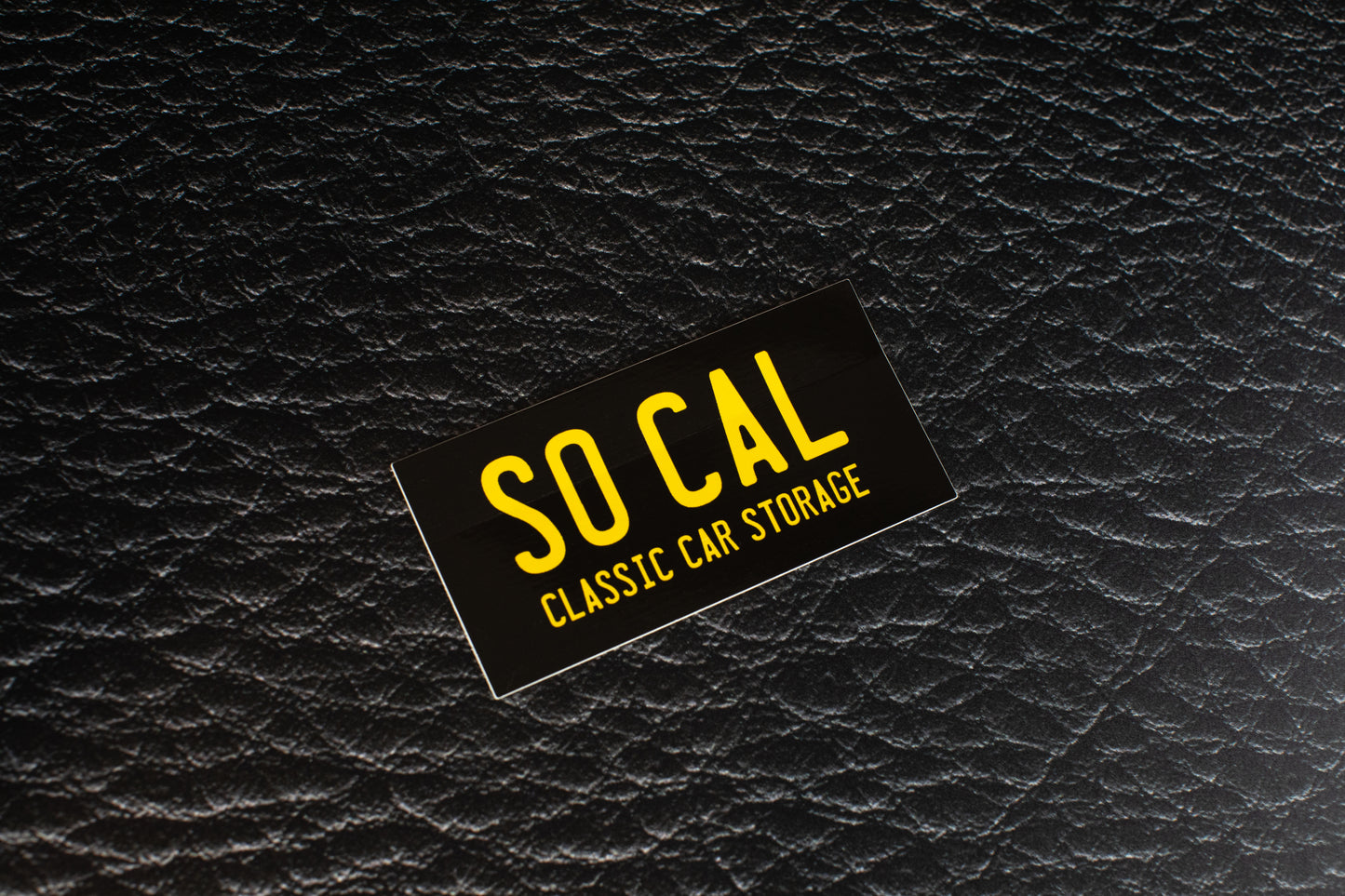 SOCAL Classic License Plate Sticker