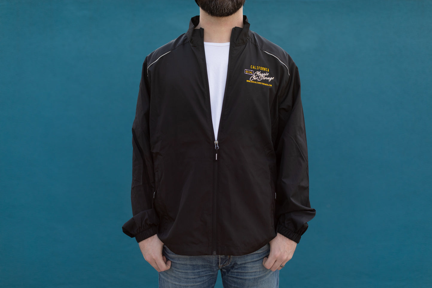 SOCAL Classic Embroidered Windbreaker Jacket