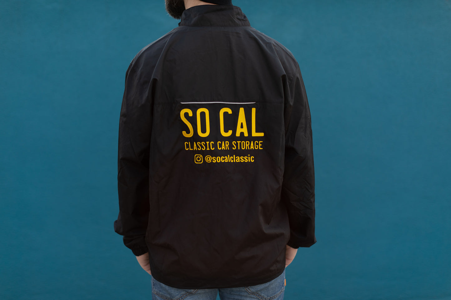 SOCAL Classic Embroidered Windbreaker Jacket