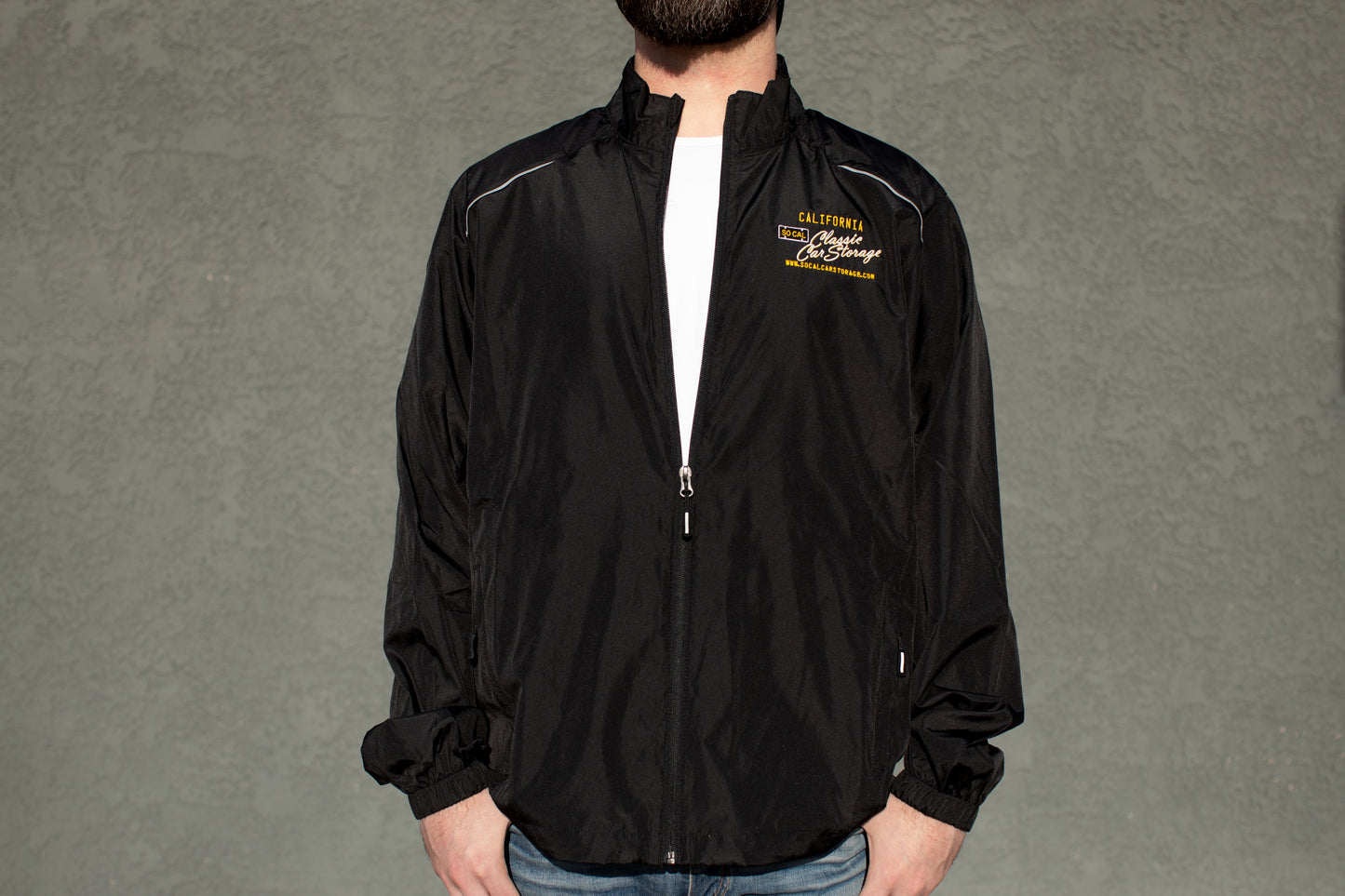 SOCAL Classic Embroidered Windbreaker Jacket